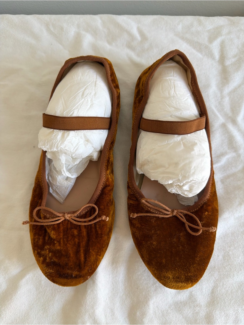 Loeffler Randal Brown Velvet Mary Jane Size 36
